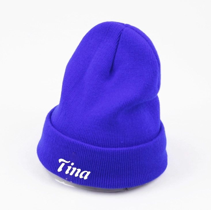 Winter Knit Beanie w/Patch 7