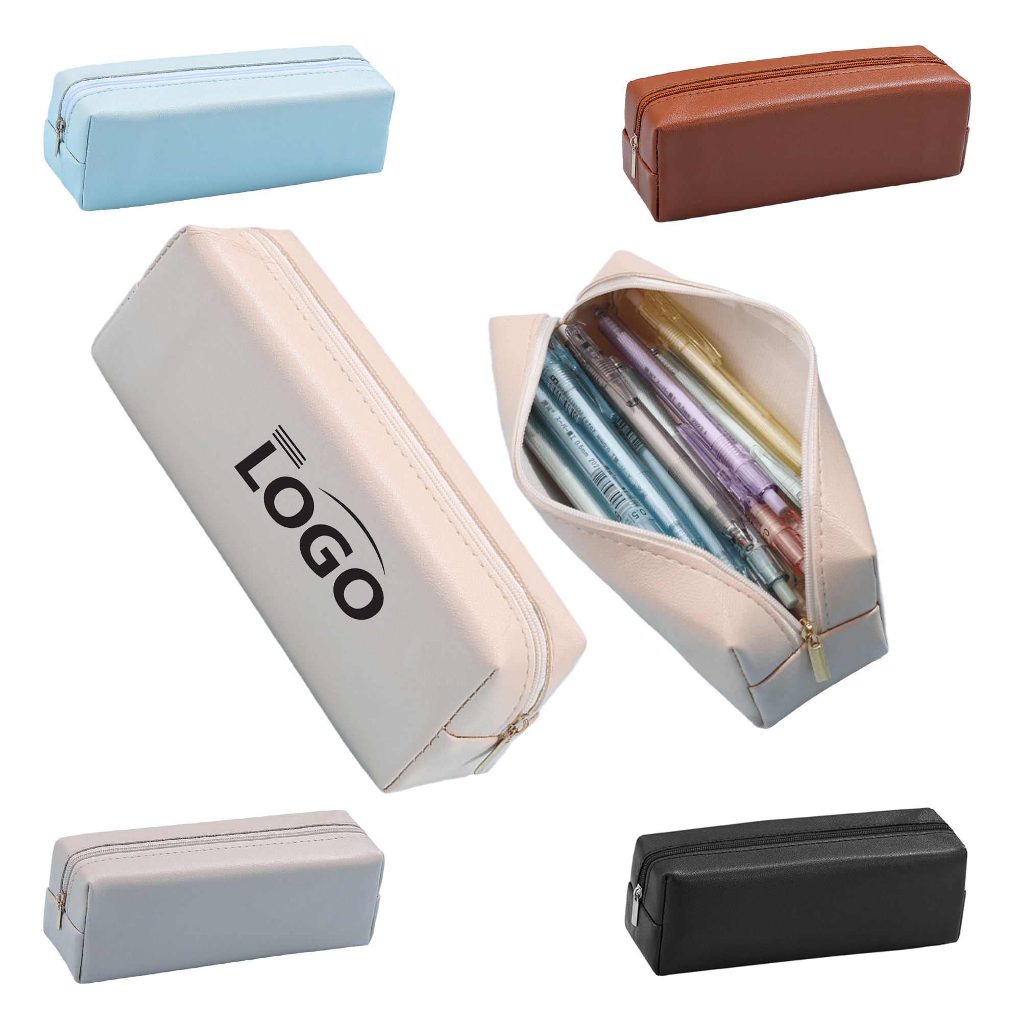 PU Zipper Pencil Case MOQ 50 3