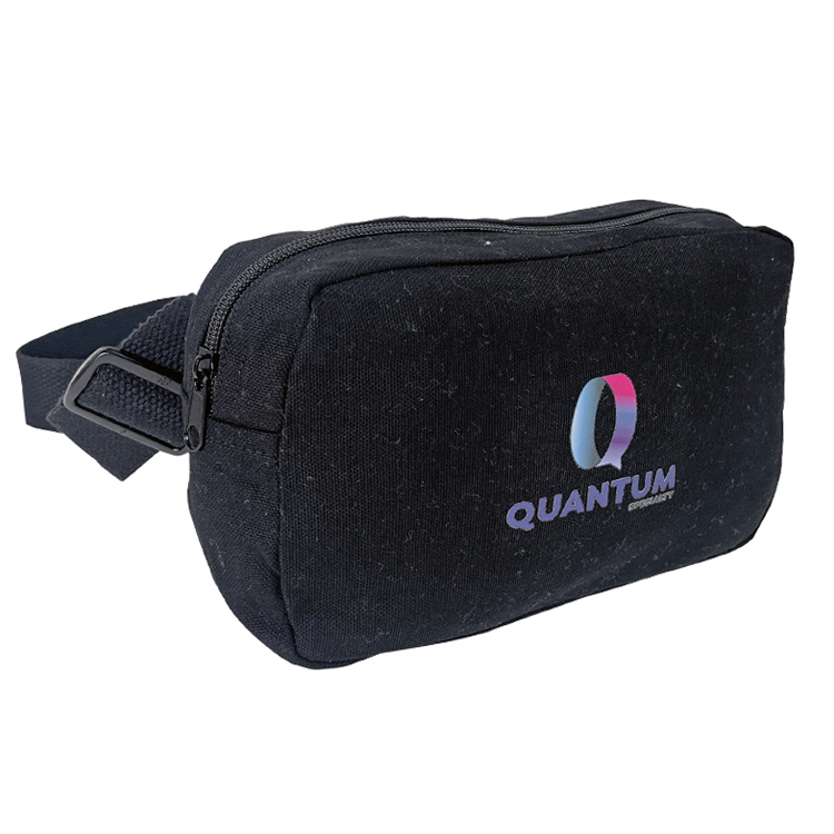 Black Canvas CrossBody Pack 4
