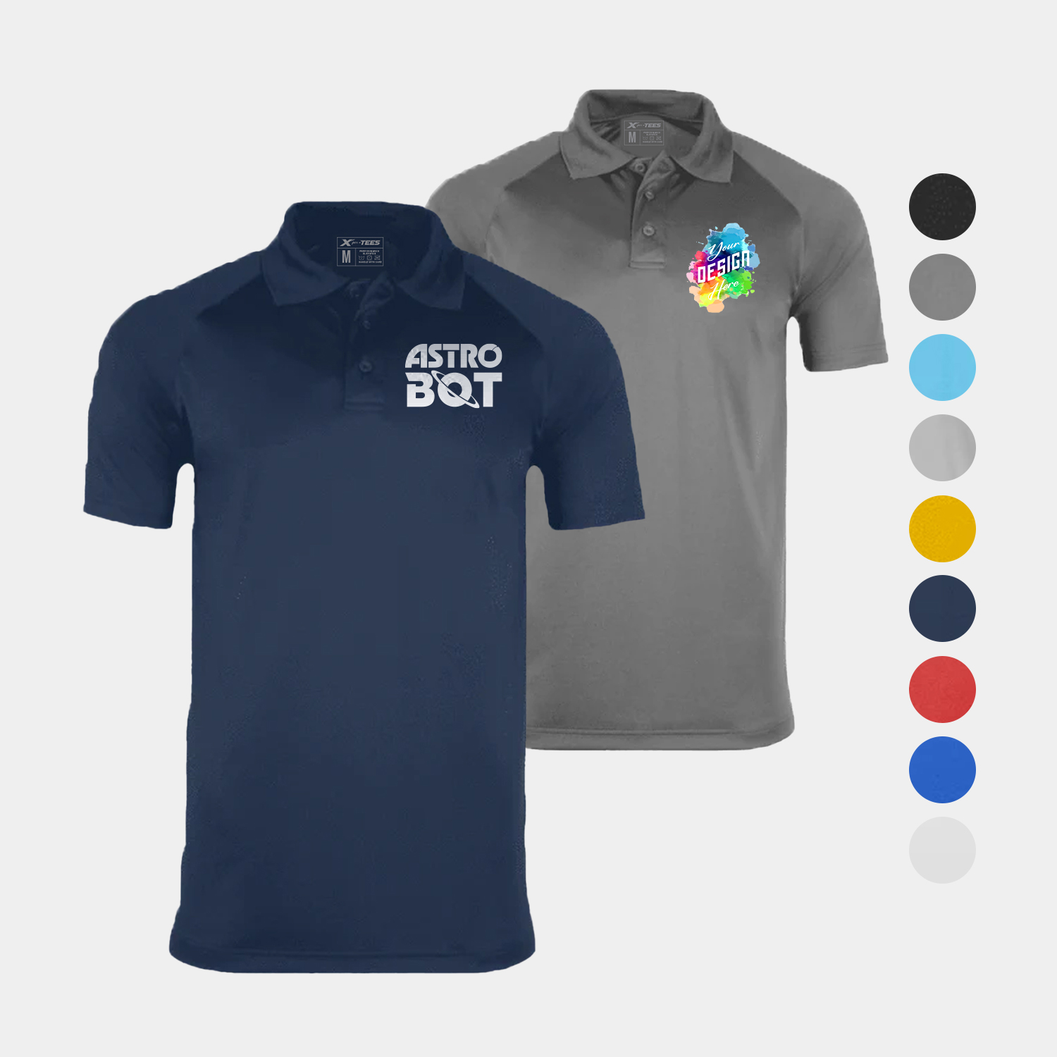 Basic Training Men's Polo with Raglan Sleeves 1