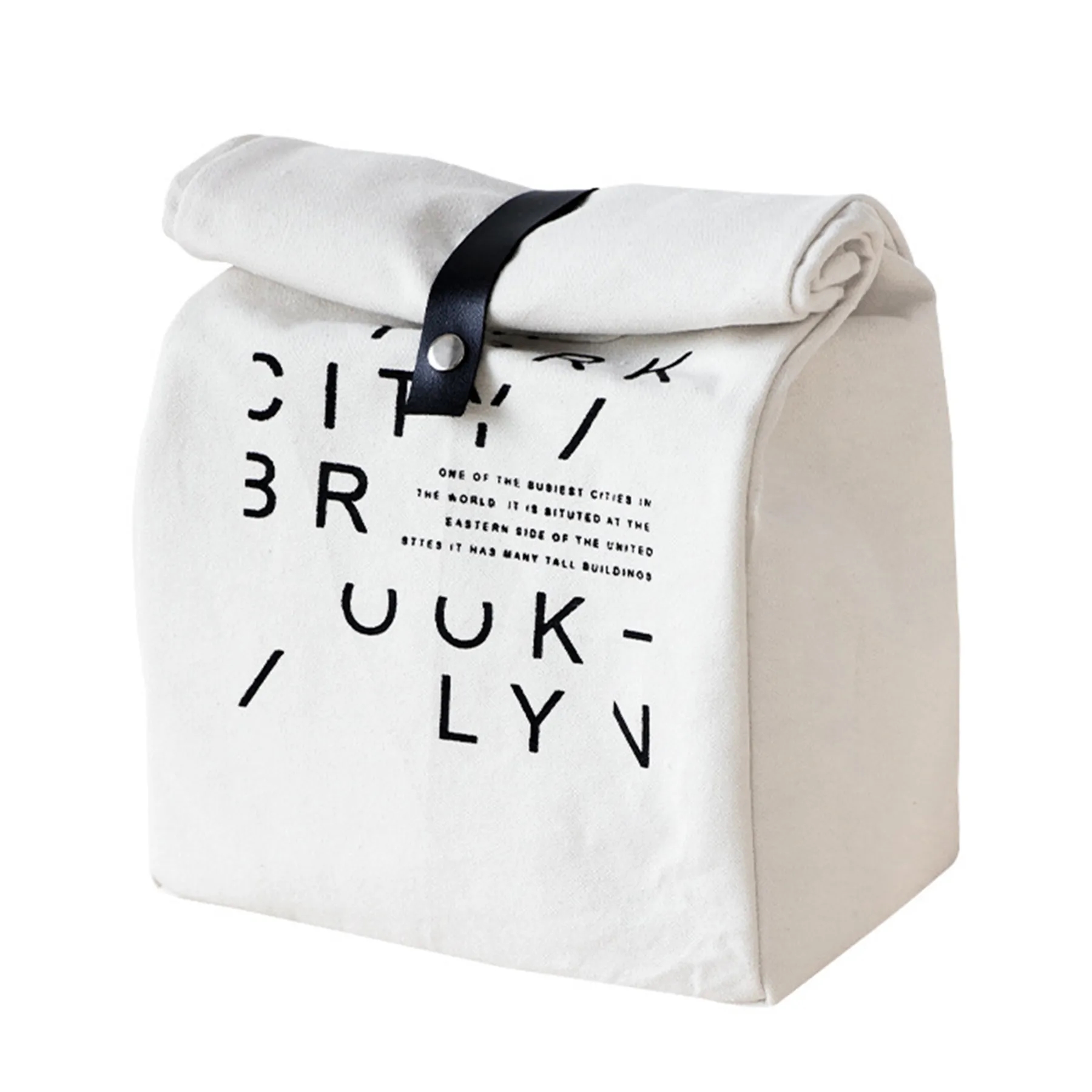 Canvas Thickened Simple Portable Bag, custom tote bag with logo imprint 4