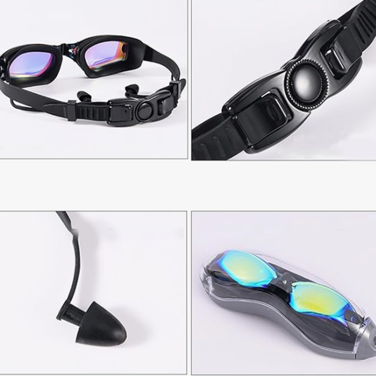 Anti Fog Mirror Swimming Goggles with UV Protection 6