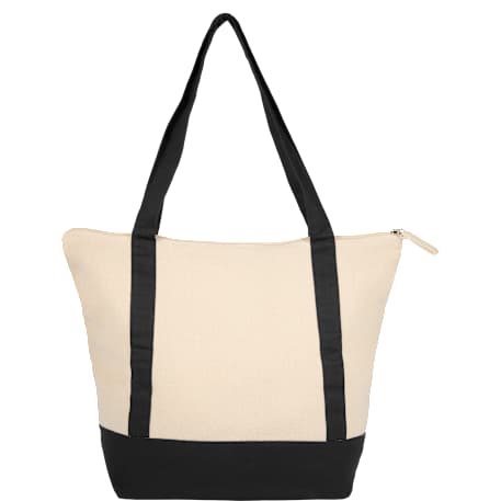 Isle 8oz Organic Cotton Zippered Tote 37