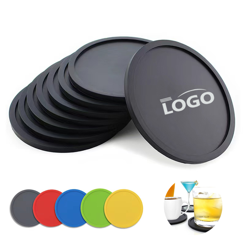 Personalized Silicone Drink Coasters 1