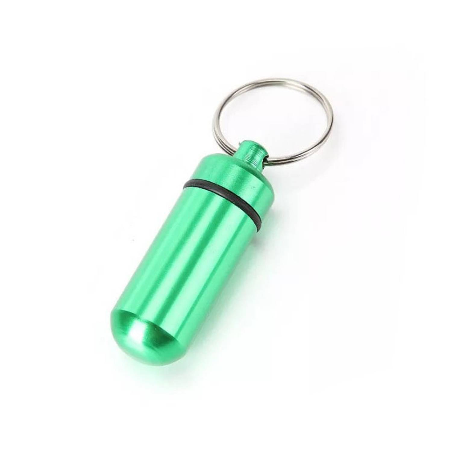 Mini Aluminum Pill Case Keychains 5