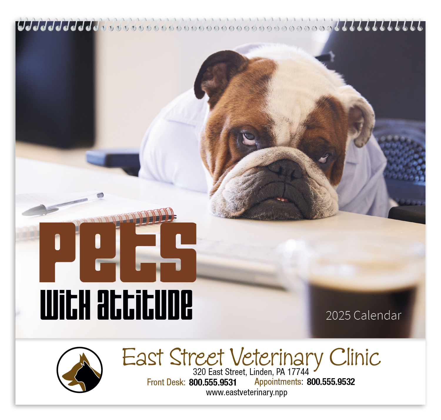 Good Value™ Pets with Attitude - Spiral Calendar 14