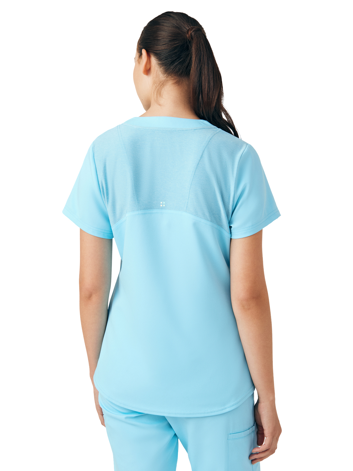 White Cross - VIBE - Women's Three-Pocket Curved V-Neckline Top 30