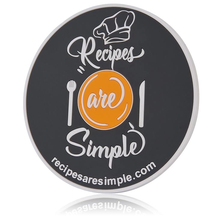 4" Custom PVC Coasters