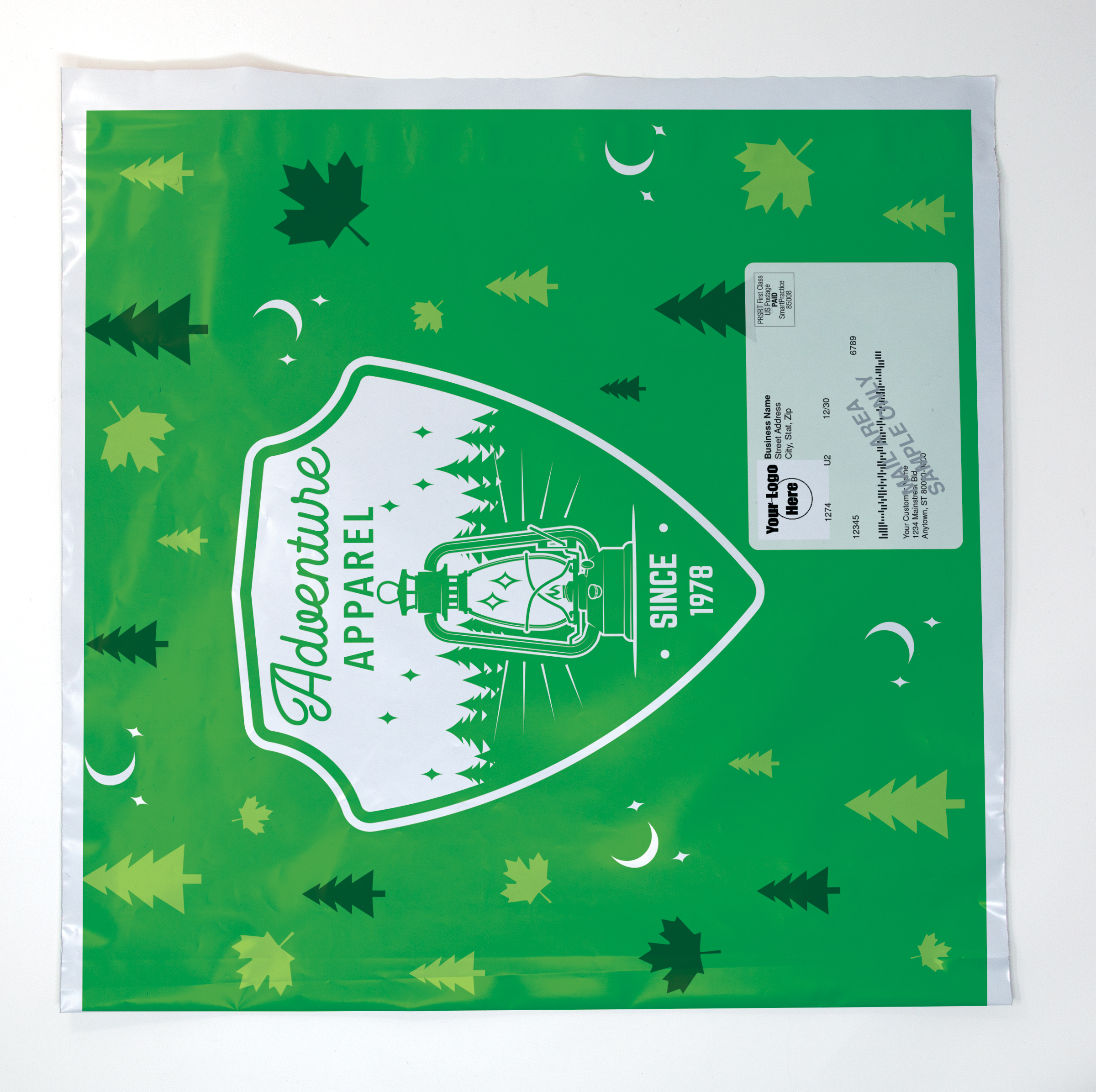 Full Color Expandable Variable Addressing 1-Sided Poly Mailer (14" x 12" x 4") 3