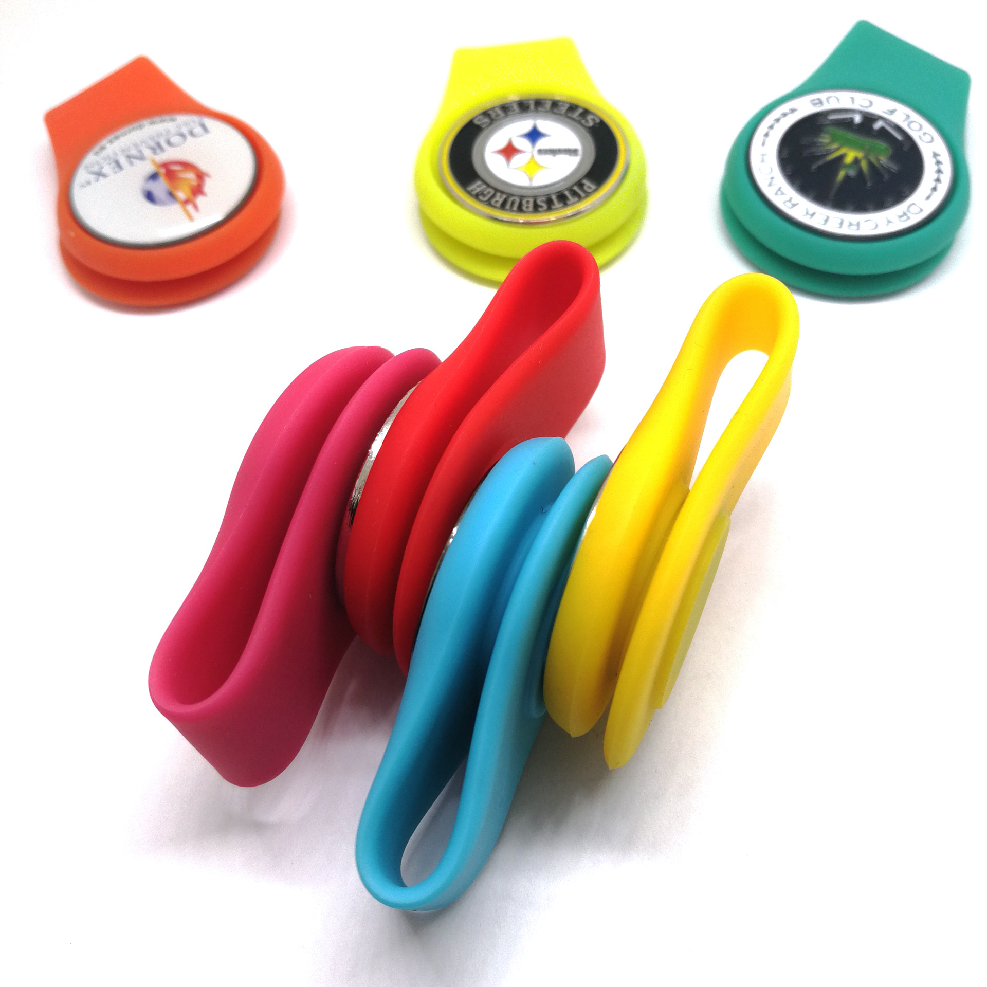 Golf Ball Marker with Magnetic Hat Clip 2