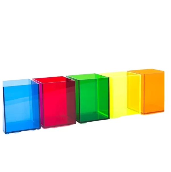 Desktop Transparent Acrylic Pen Holder 6