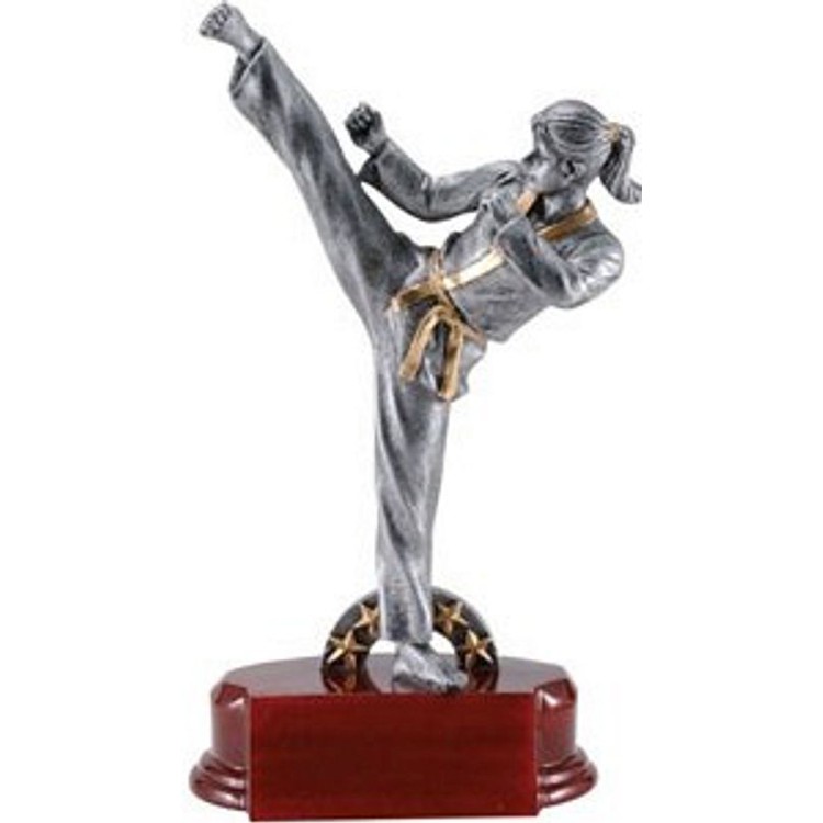 7" Karate-Female Resin Figure 2