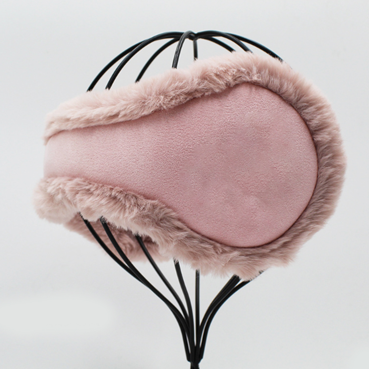 Customizable Winter Earmuffs with Plush Faux Fur Warmth 4