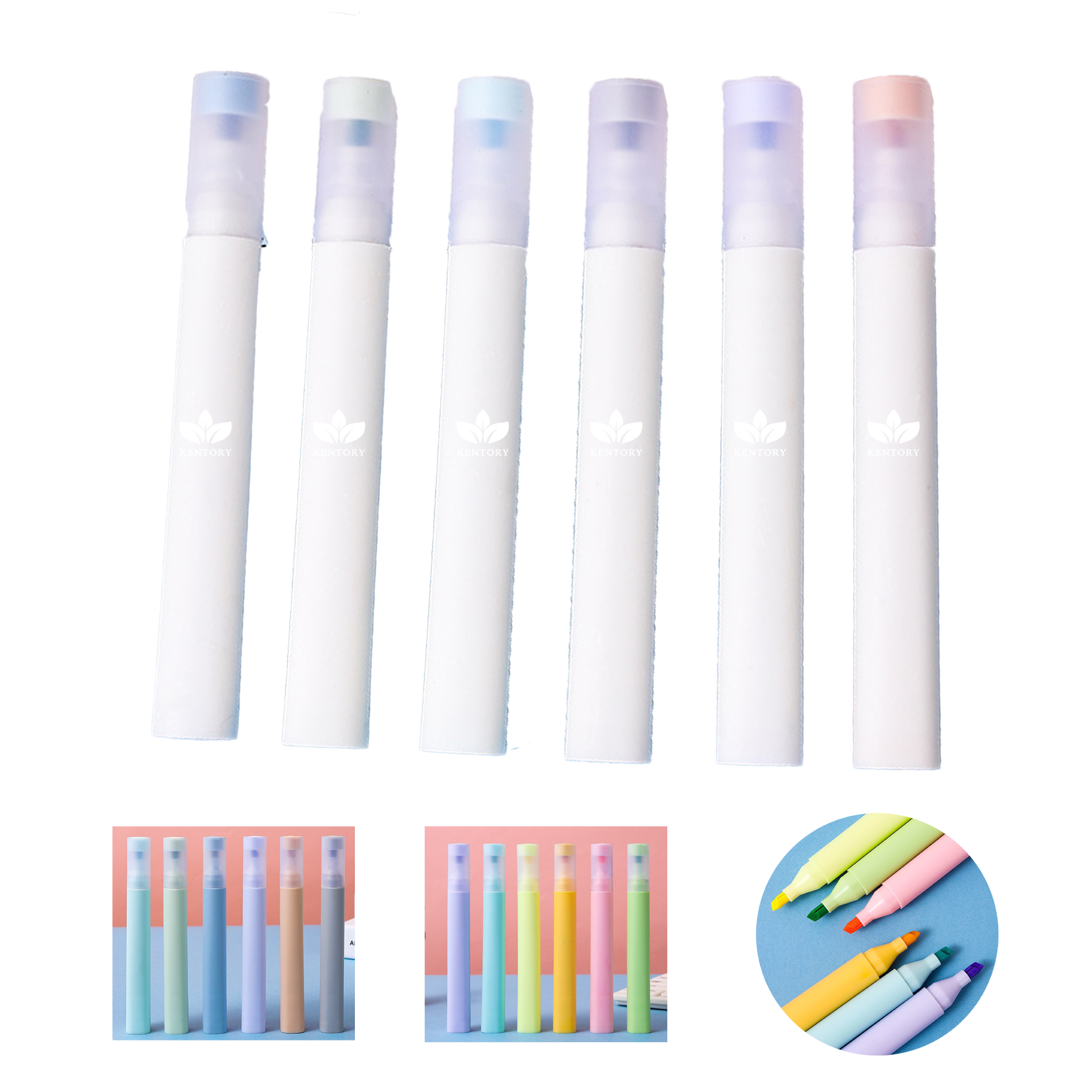 Cute Highlighters Mild Assorted Colors 2