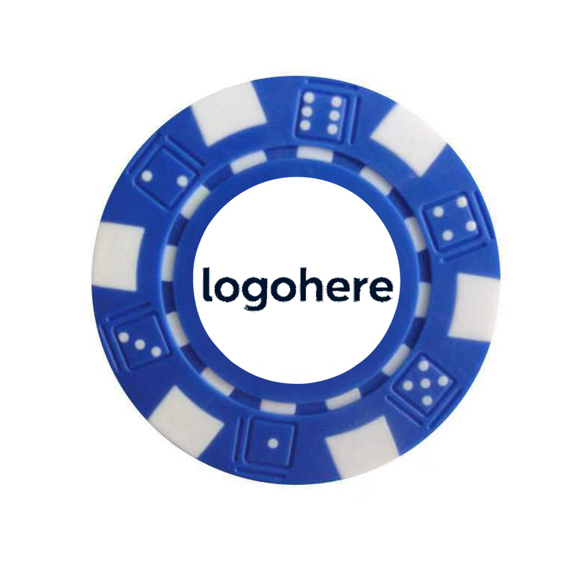 MOQ 100 Casino Grade 11.5g ABS Poker Chips 6