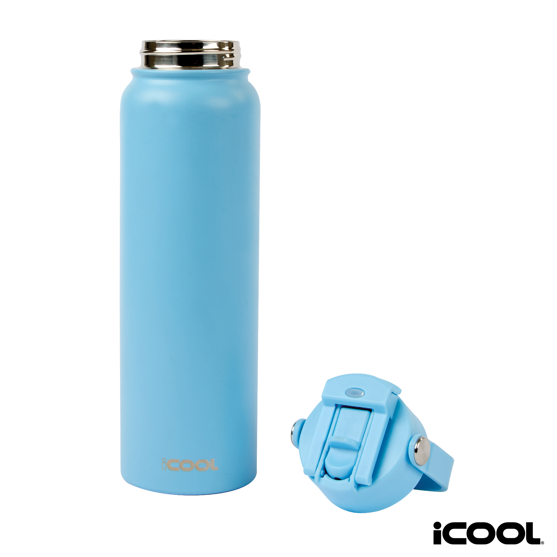 iCOOL® Glenwood 35 oz. Double Wall, Recycled Stainless Steel Water Bottle 74