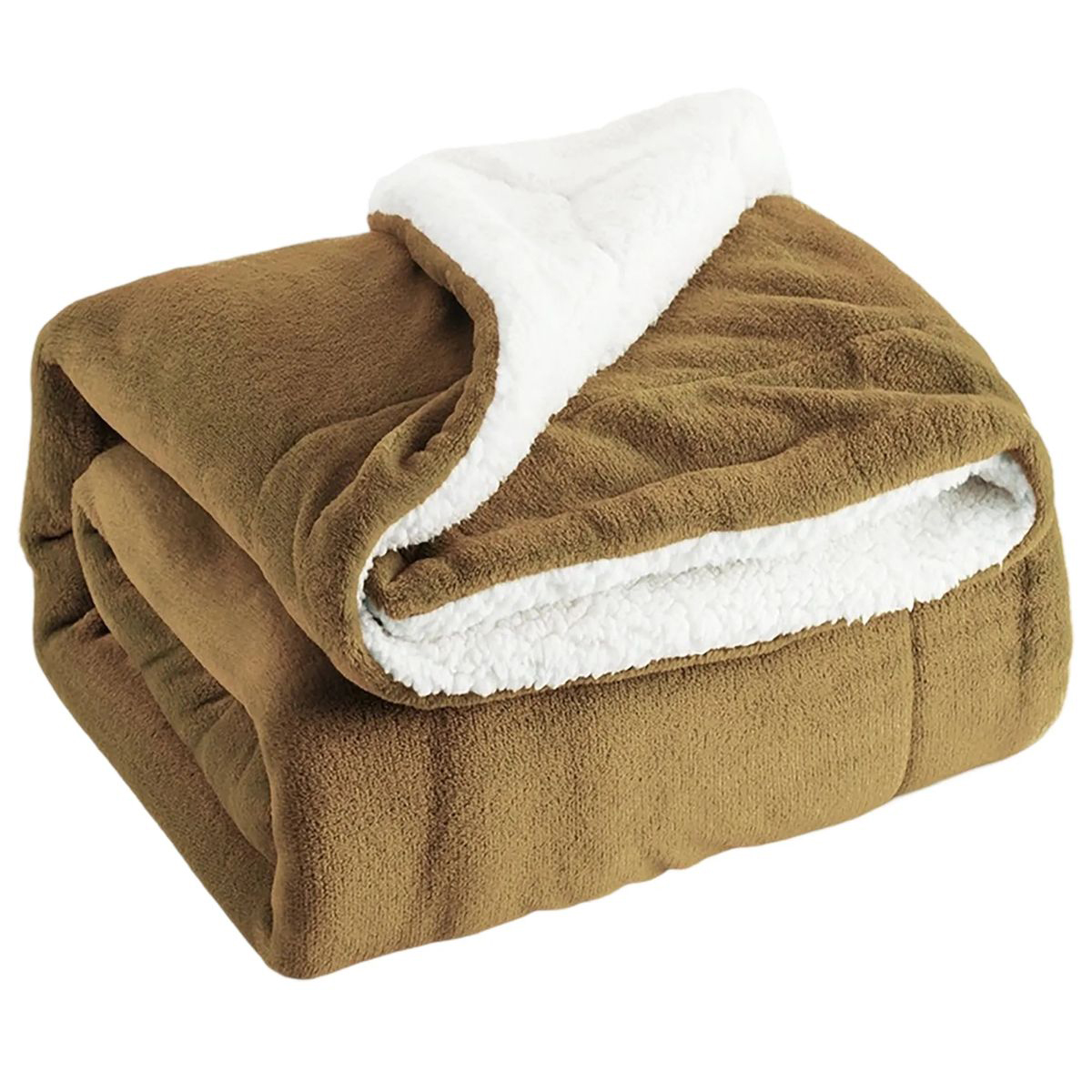 Warm Sherpa Fleece Blanket 50x60 Inch for Bedroom 10