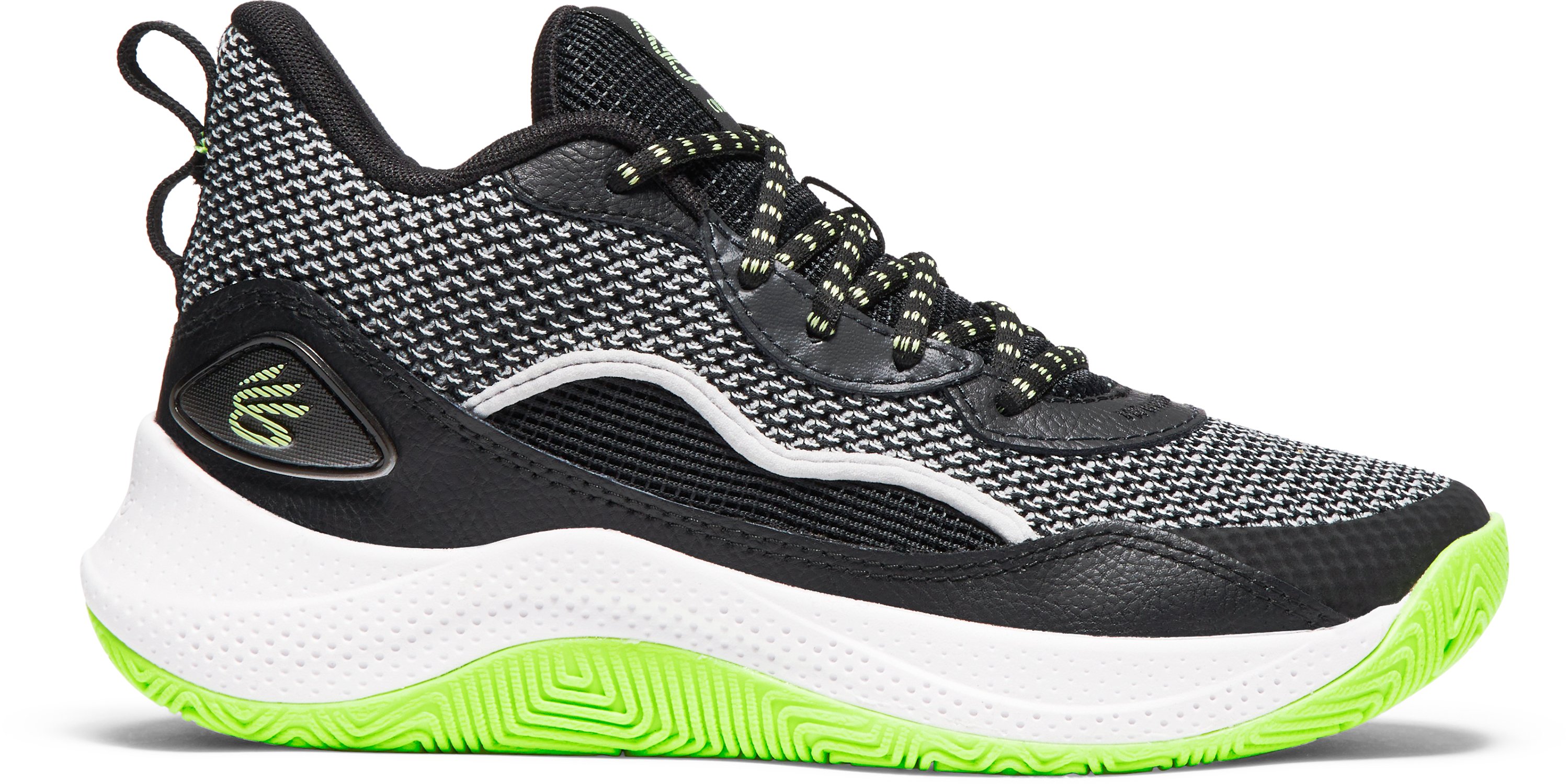 Curry 3Z 24 Grade School Basketball Shoes, custom youth shirt with logo imprint 3