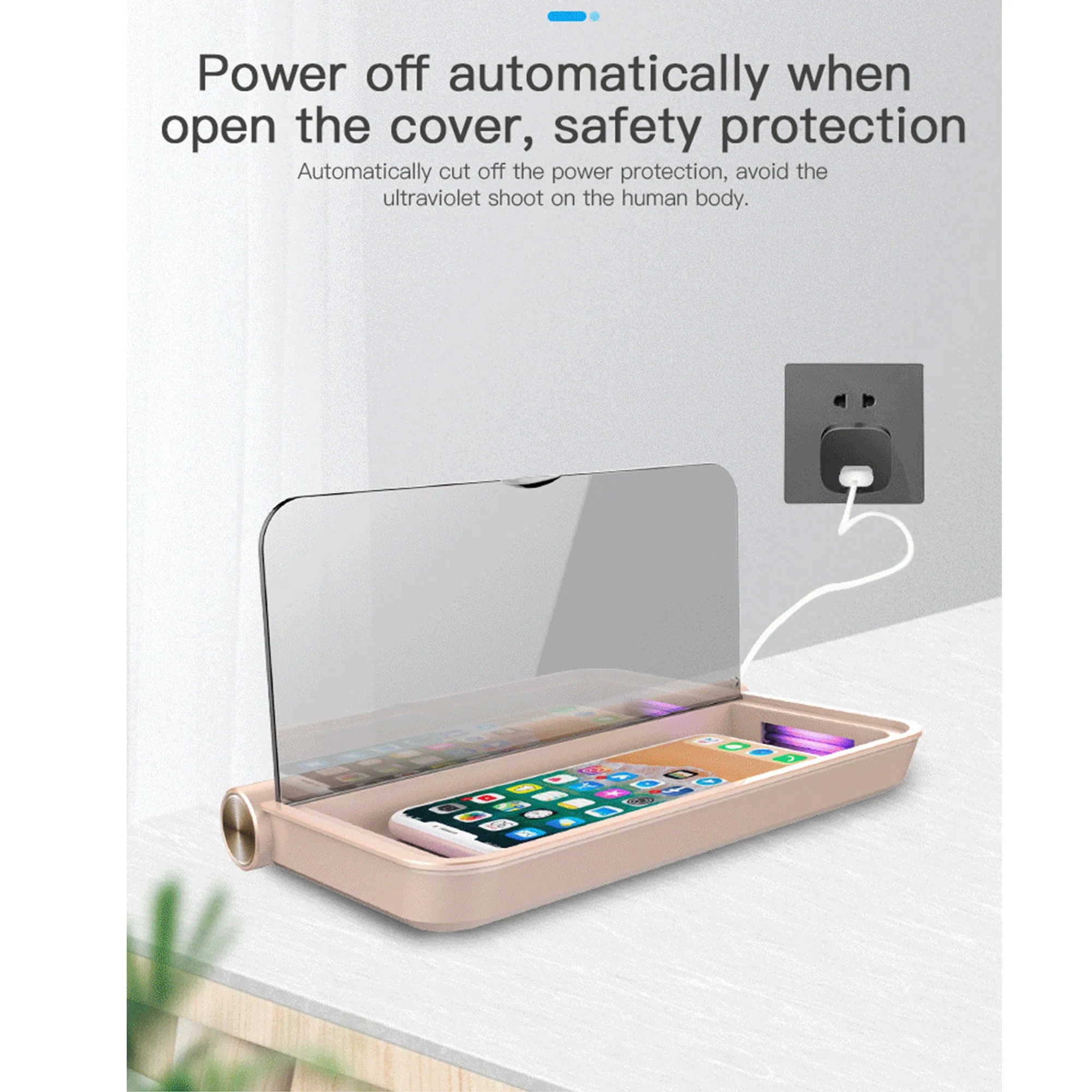 Premium UVC LED Smartphone Sterilizer For Masks And Tools 4