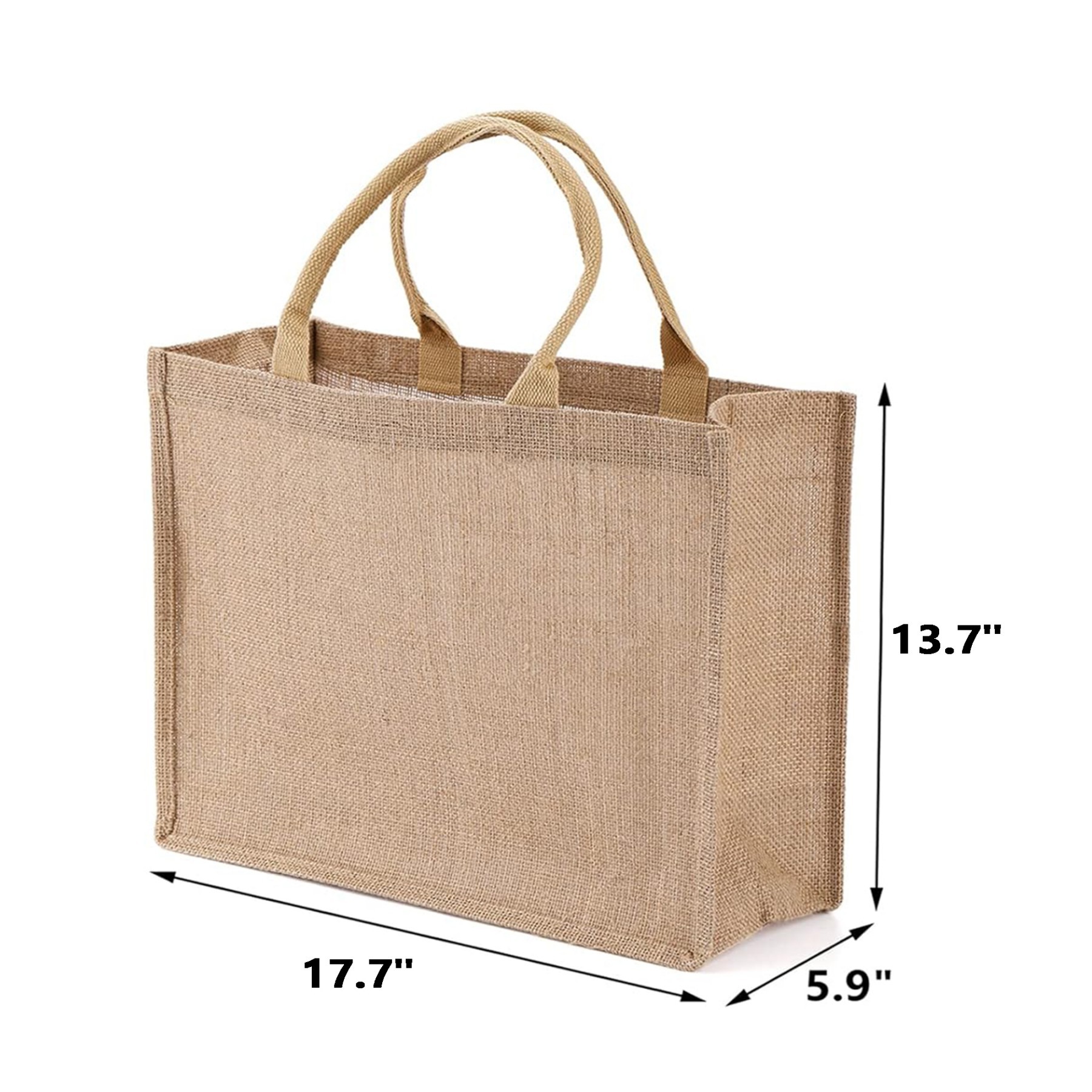 Burlap Tote Bag 2