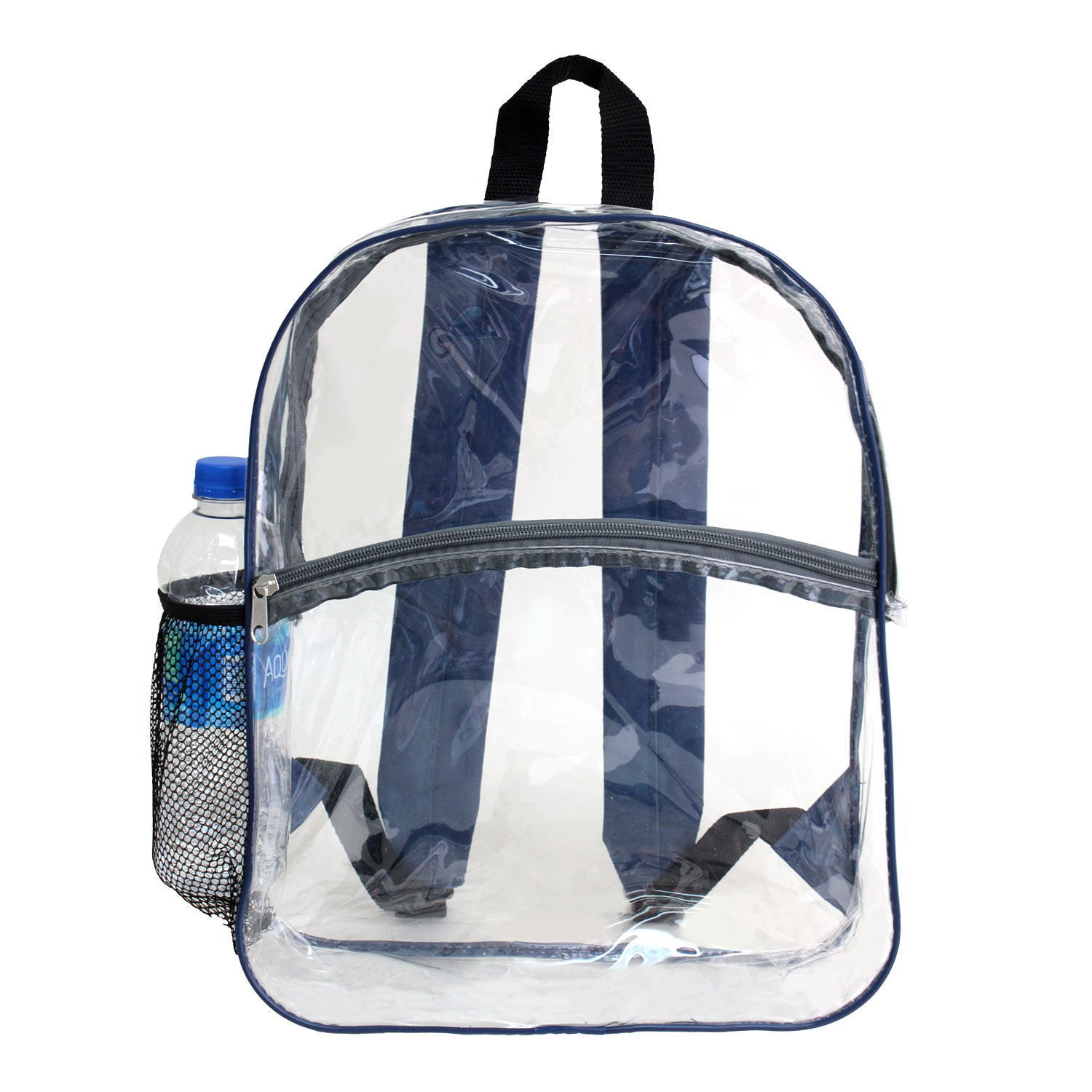 New & Improved Clear Zipper Backpack 6
