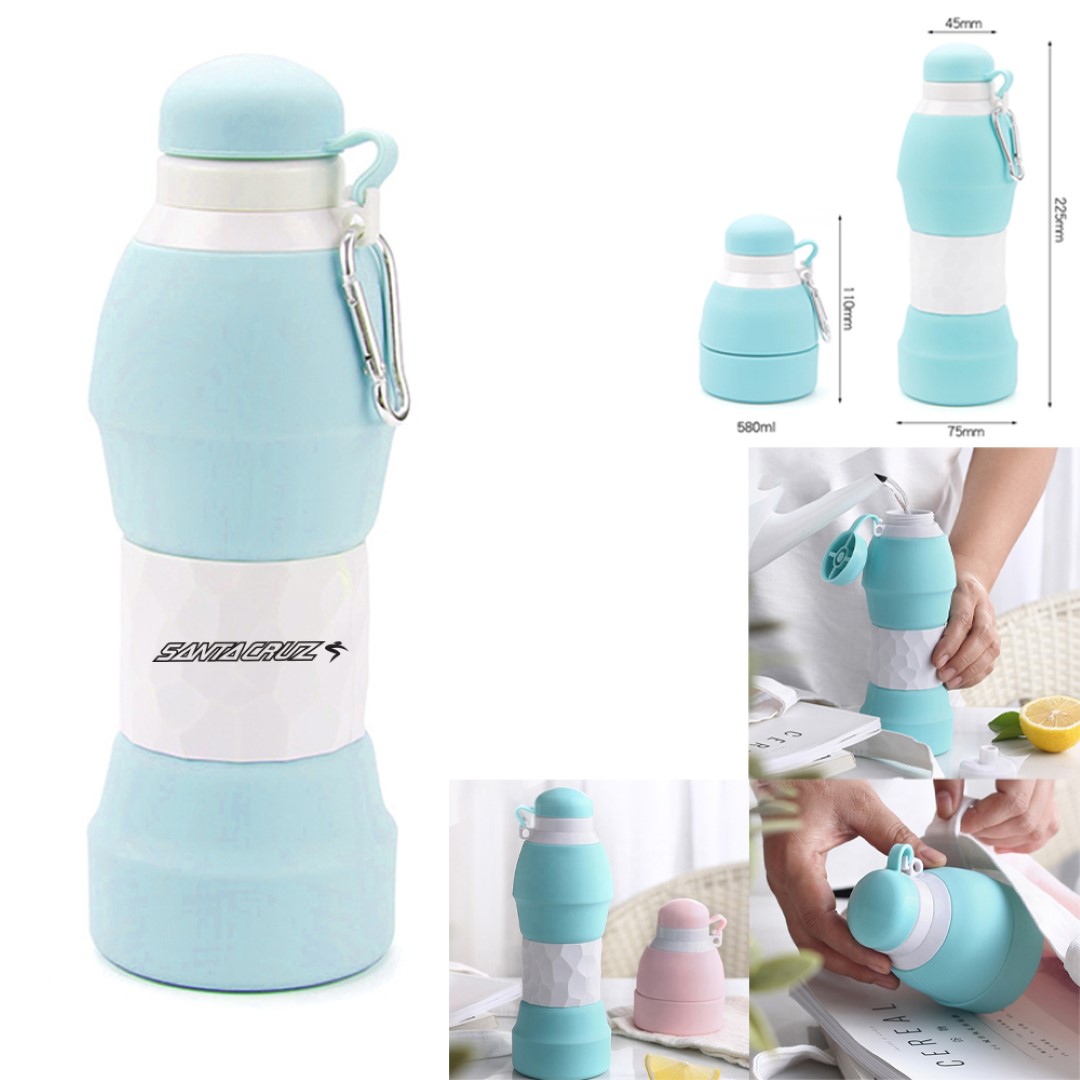 Silicone Foldable Water Bottle - 20 Oz 8