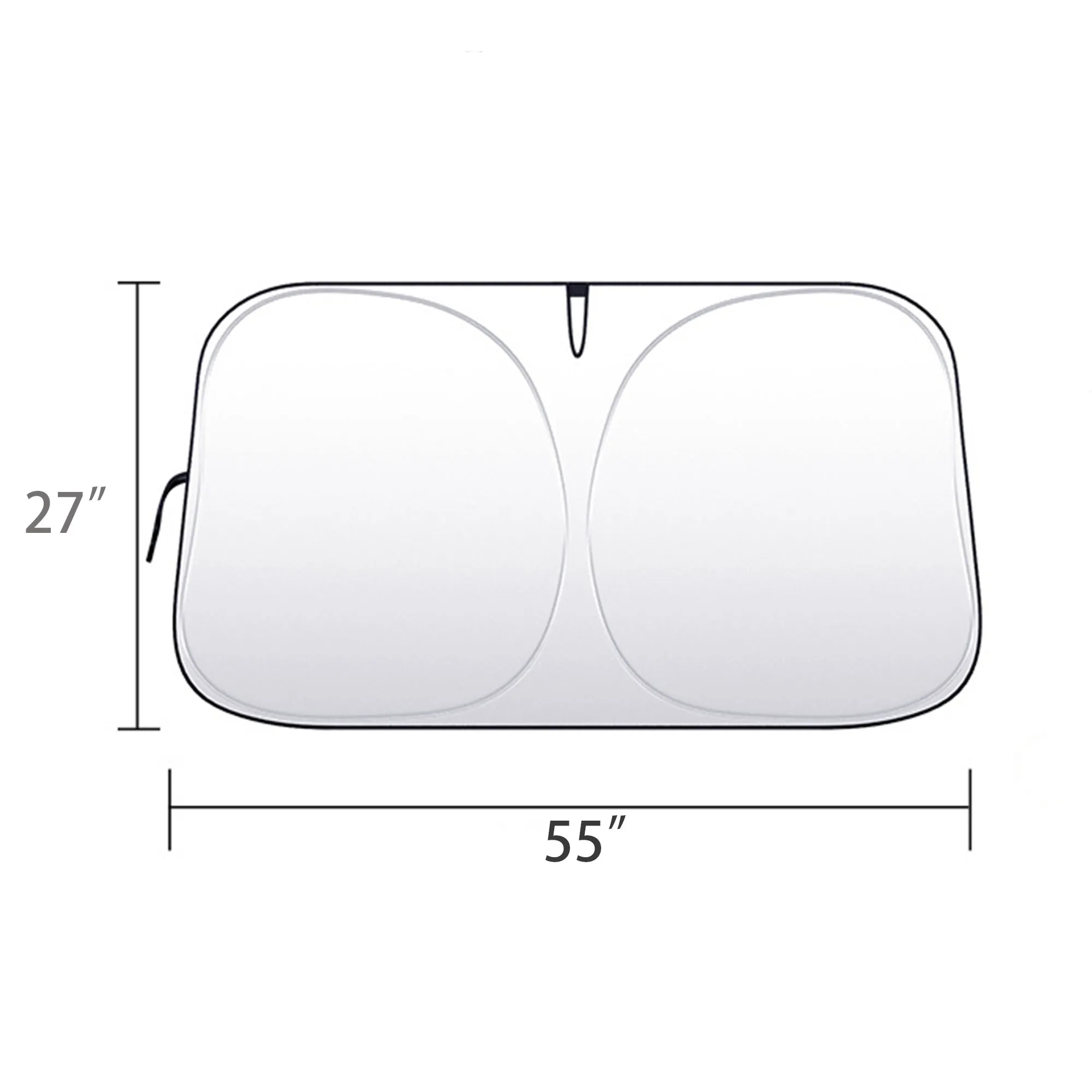 Dual Panel Car Sun Shade 1