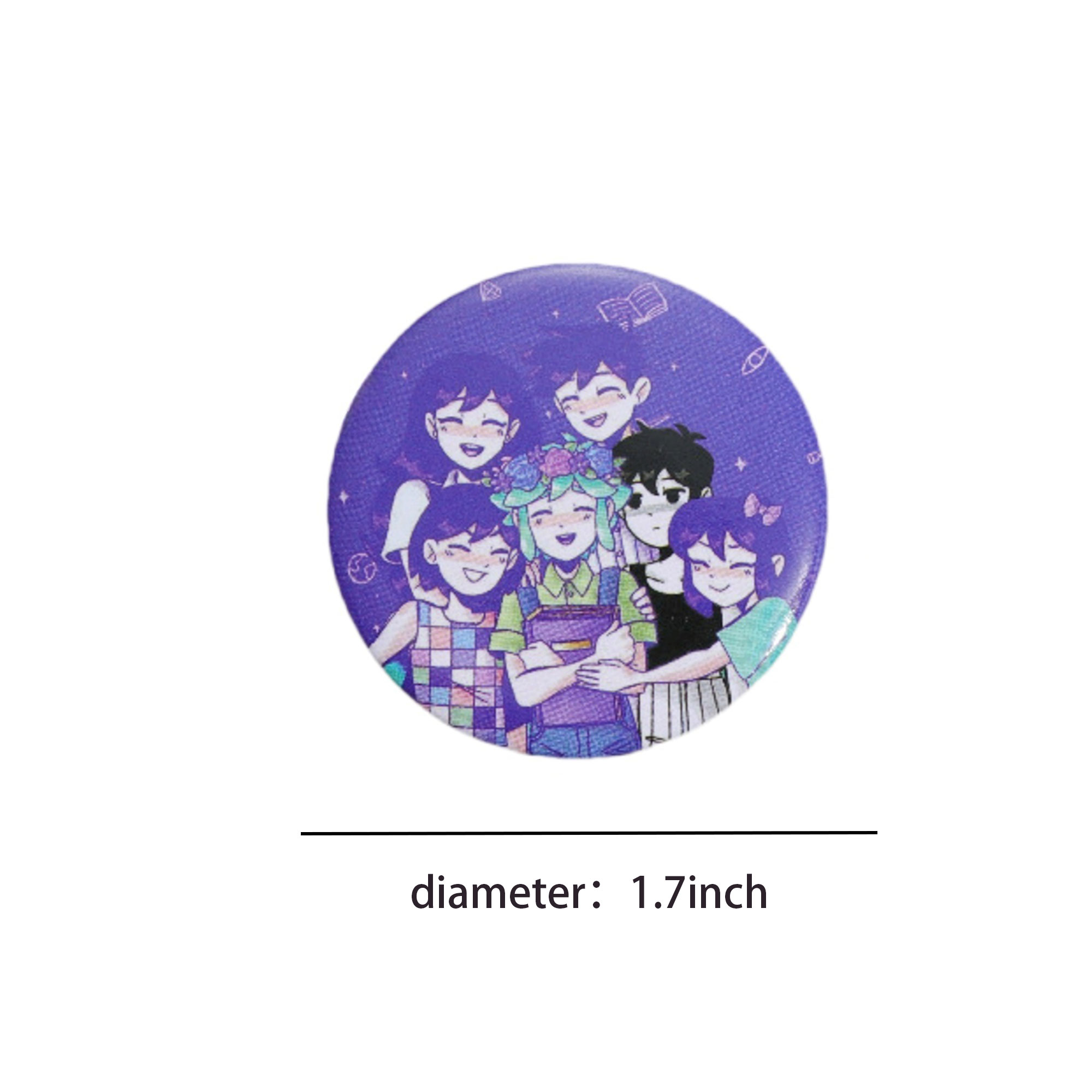 Blank Custom Metal Brooch Badge 2