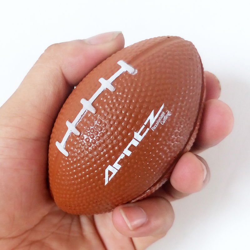 Rugby Reliever Squeezing Ball--3.4" x 2.2" 3