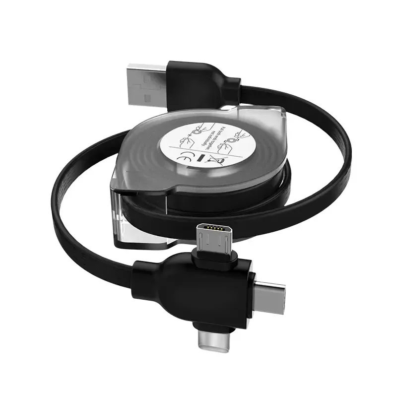 3 in 1 USB Retractable Fast Charging Cable 6
