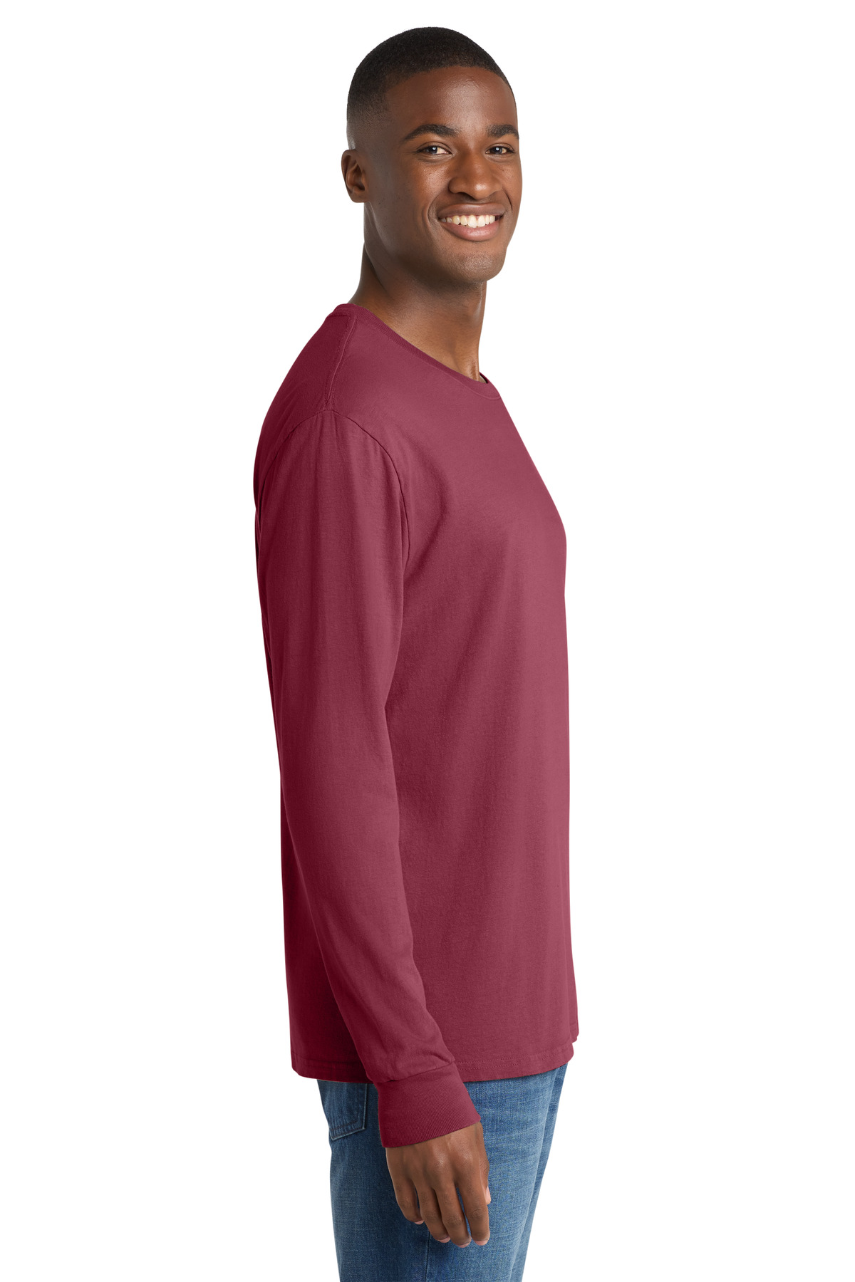 Port & Co Beach Wash Garment-Dyed Long Sleeve Tee PC099LS 1