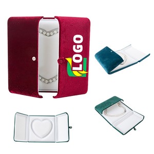 Velvet Jewelry Pearl Storage Box 5