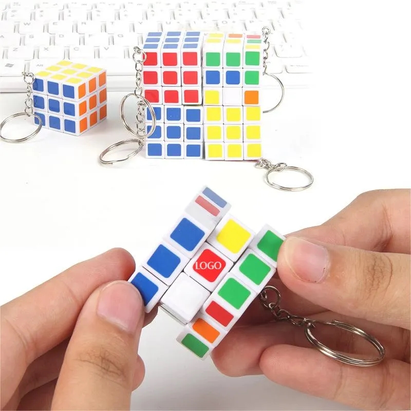1.18" Mini Rubik's Cube With Keychain 5