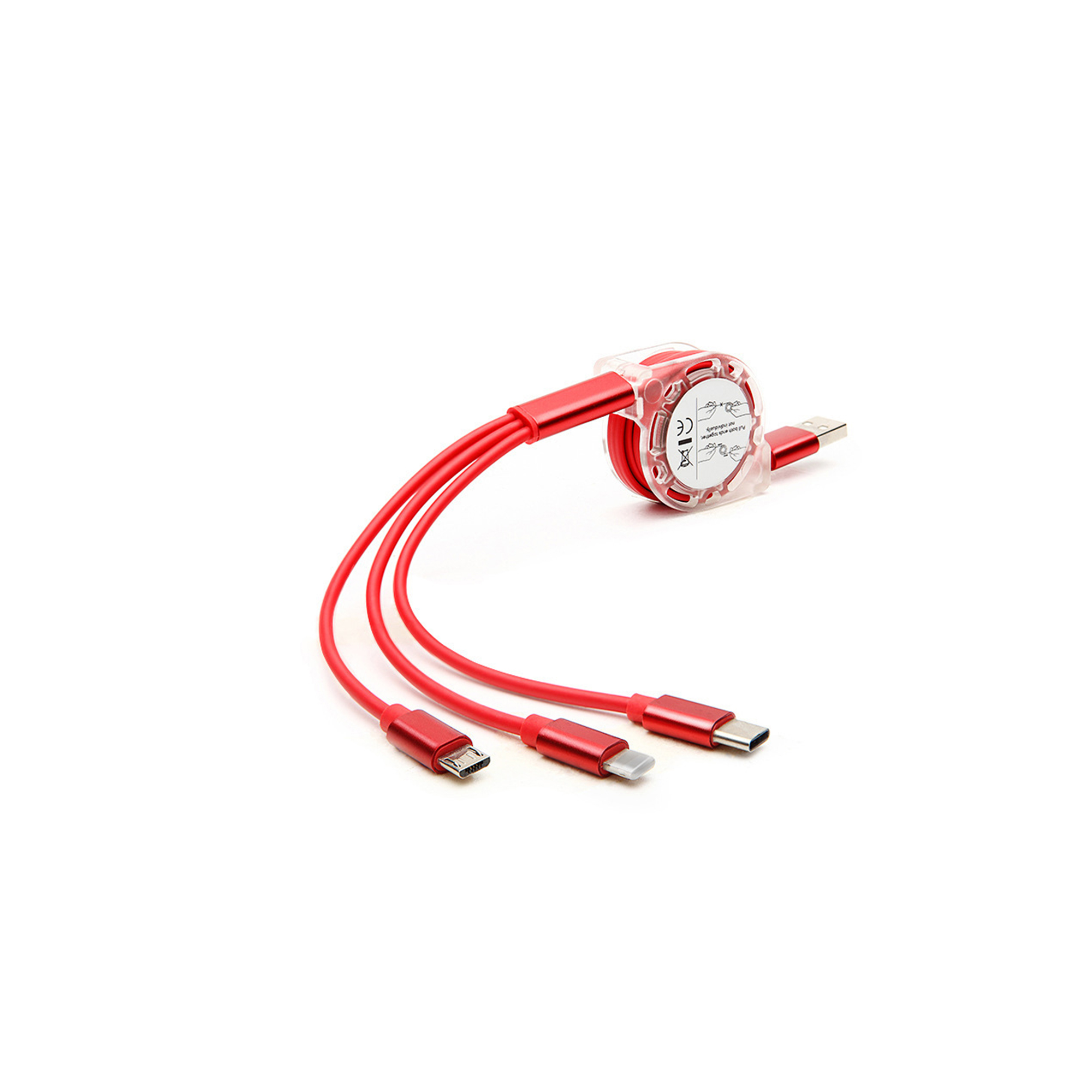 Three In One Retractable Charging Cable 7