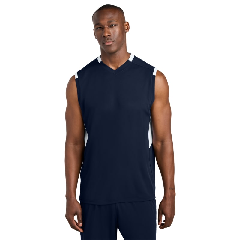 Sport-Tek Club Sleeveless V-Neck 28