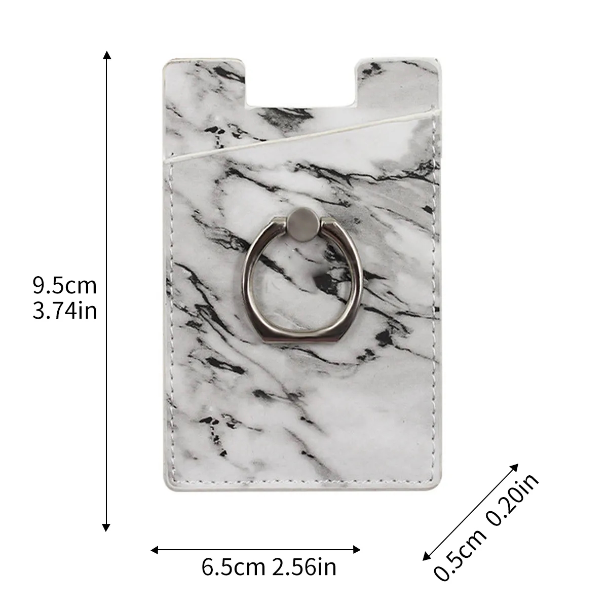 Adhesive Phone Wallet Kickstand Card Holder 12