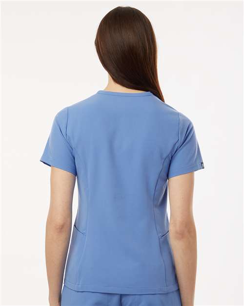 Women's Calix Fit & Flare Scrub V-Neck Top - W10003 27