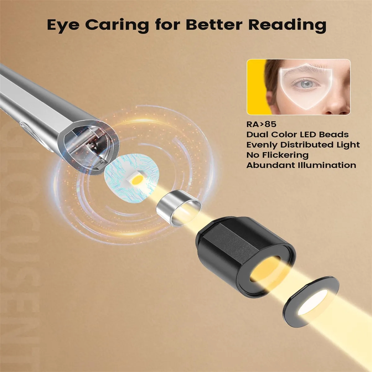 LED Neck Reading Lamp for Books in Bed 5