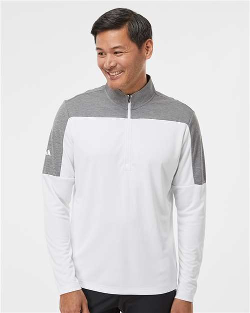 Men's Ultimate365 Lightweight Colorblocked Quarter-Zip Pullover - A552 9
