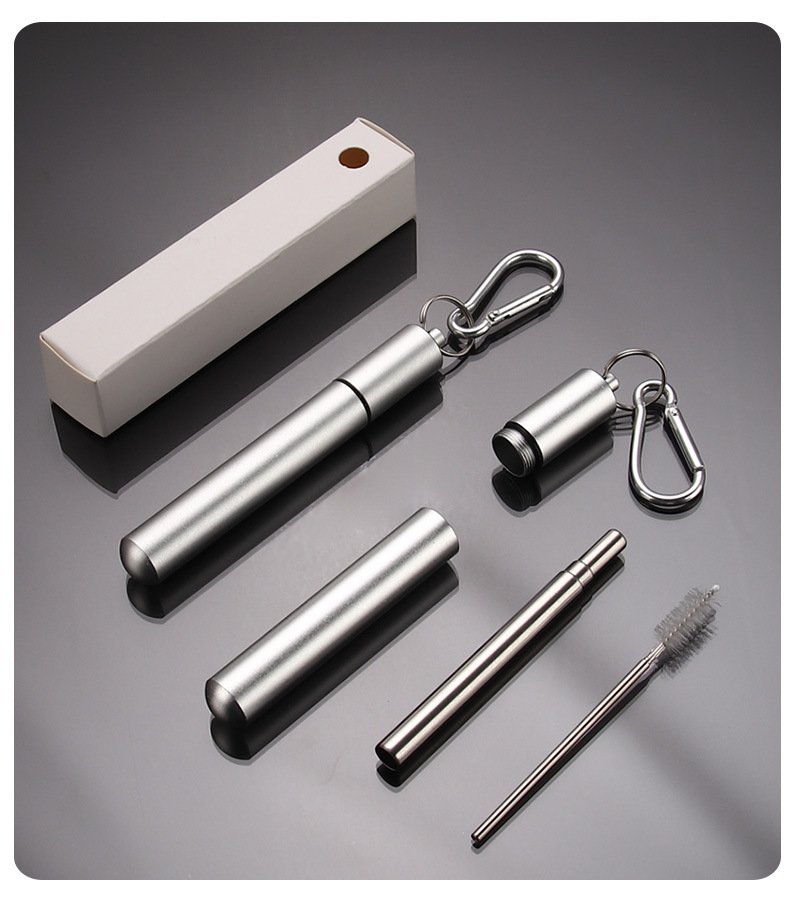 Collapsible Portable Metal Straw 8