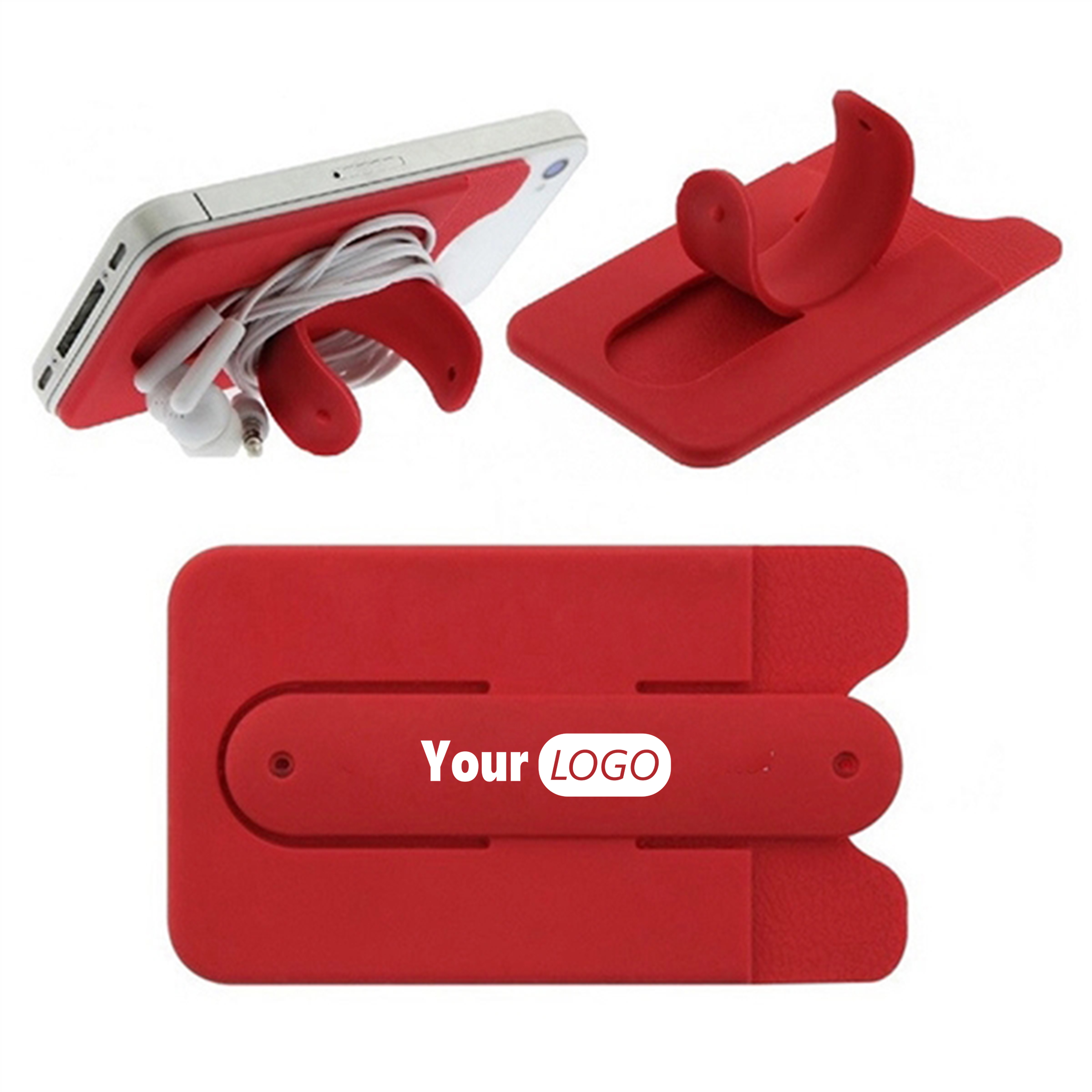 Silicone Multifunctional Cellphone Wallet With Convenient Stand 1
