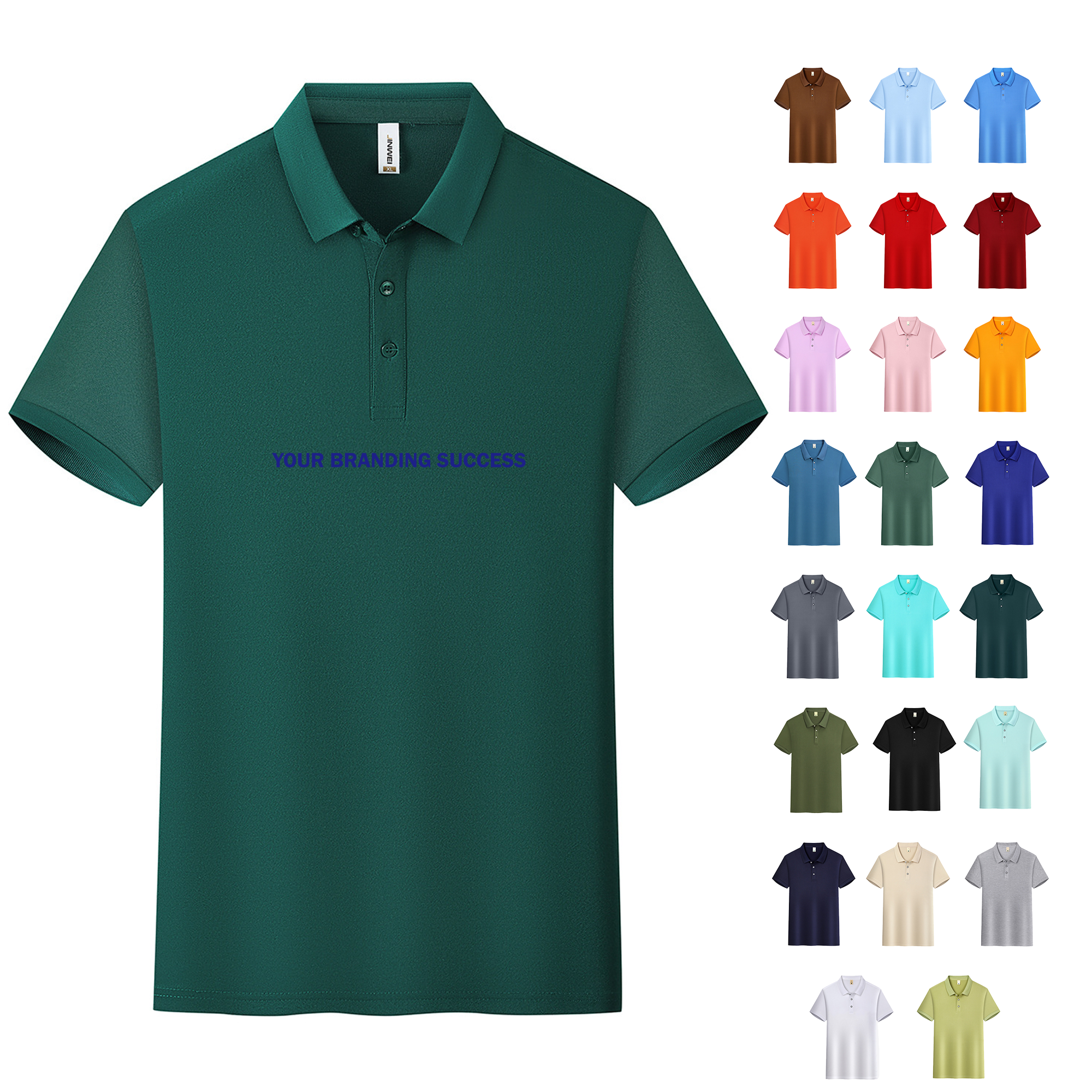 Men's Fine-Texture Polo Shirt - Quick-Dry Comfort 2