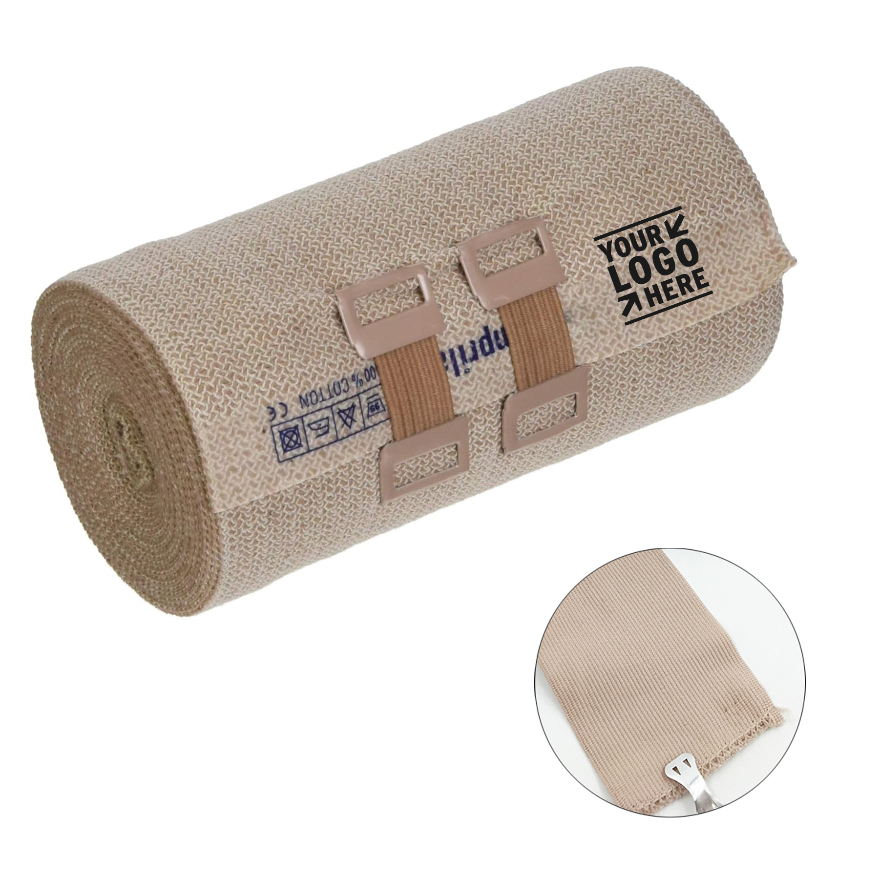 3.9" x 196.8" Single Roll Medical Comprilan Compression Bandage 2