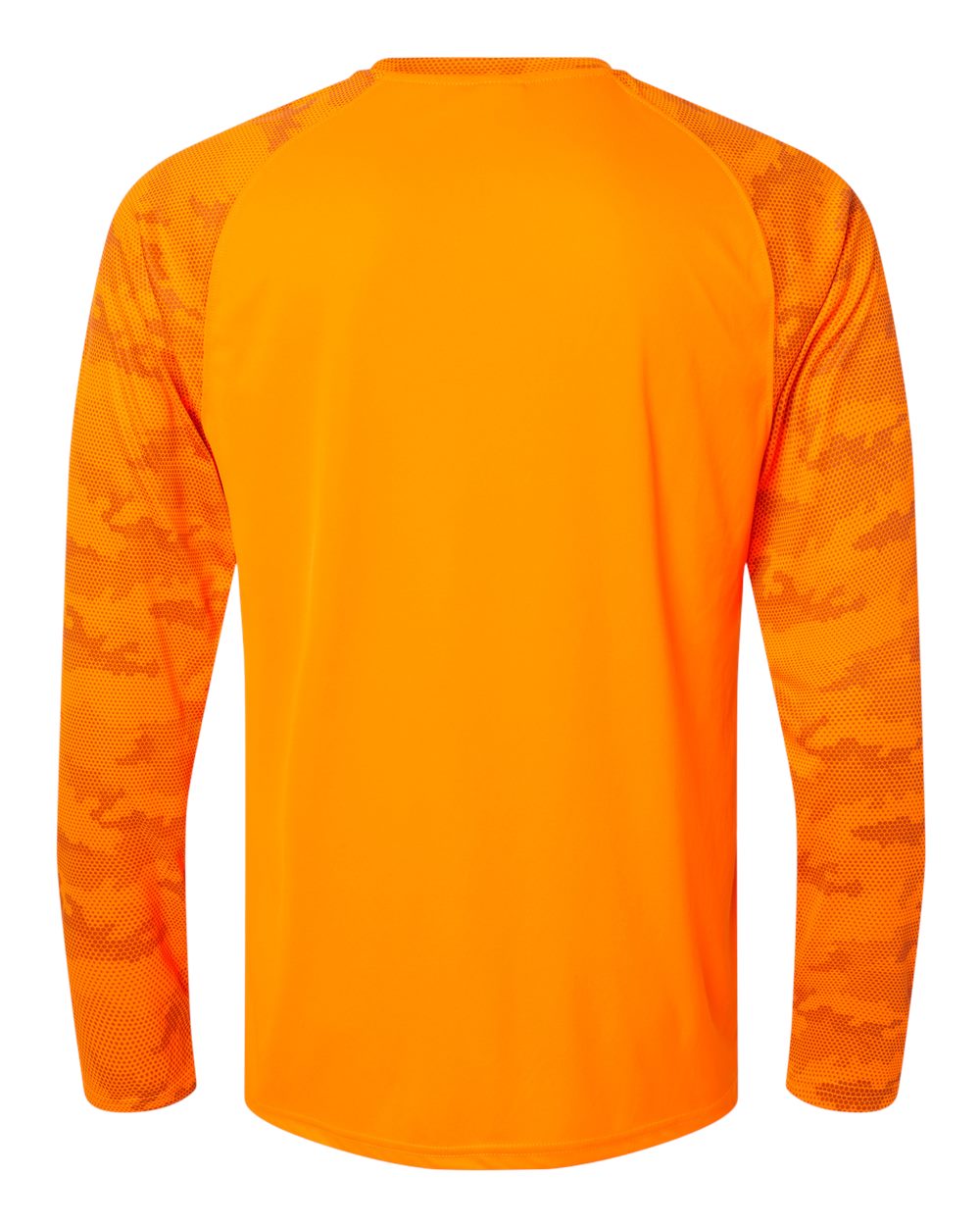 Unisex Cayman Performance Camo Colorblocked Long Sleeve T-Shirt - 216 60