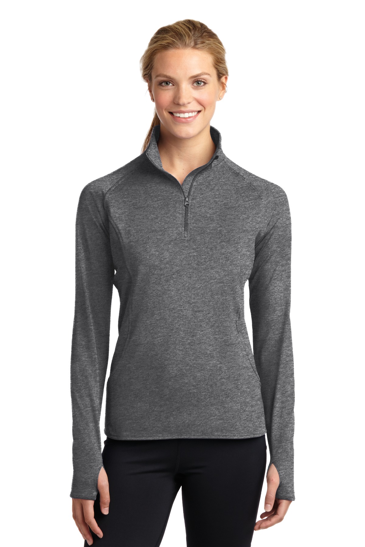 Sport-Tek® Women's Sport-Wick Stretch 1/4-Zip Pullover 86