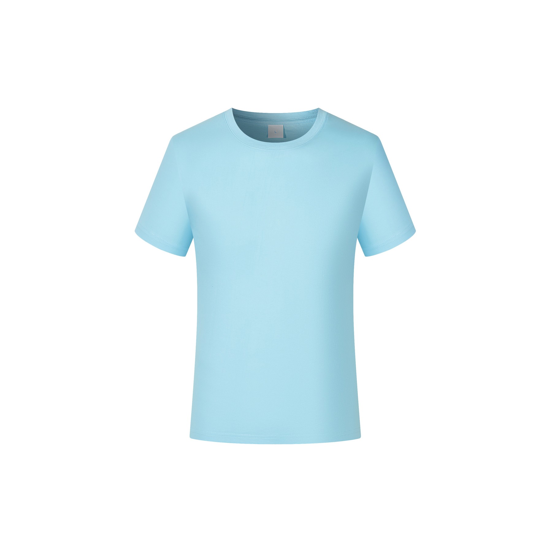 Classic Basic Solid Crew Neck Soft Cotton T-Shirt 11