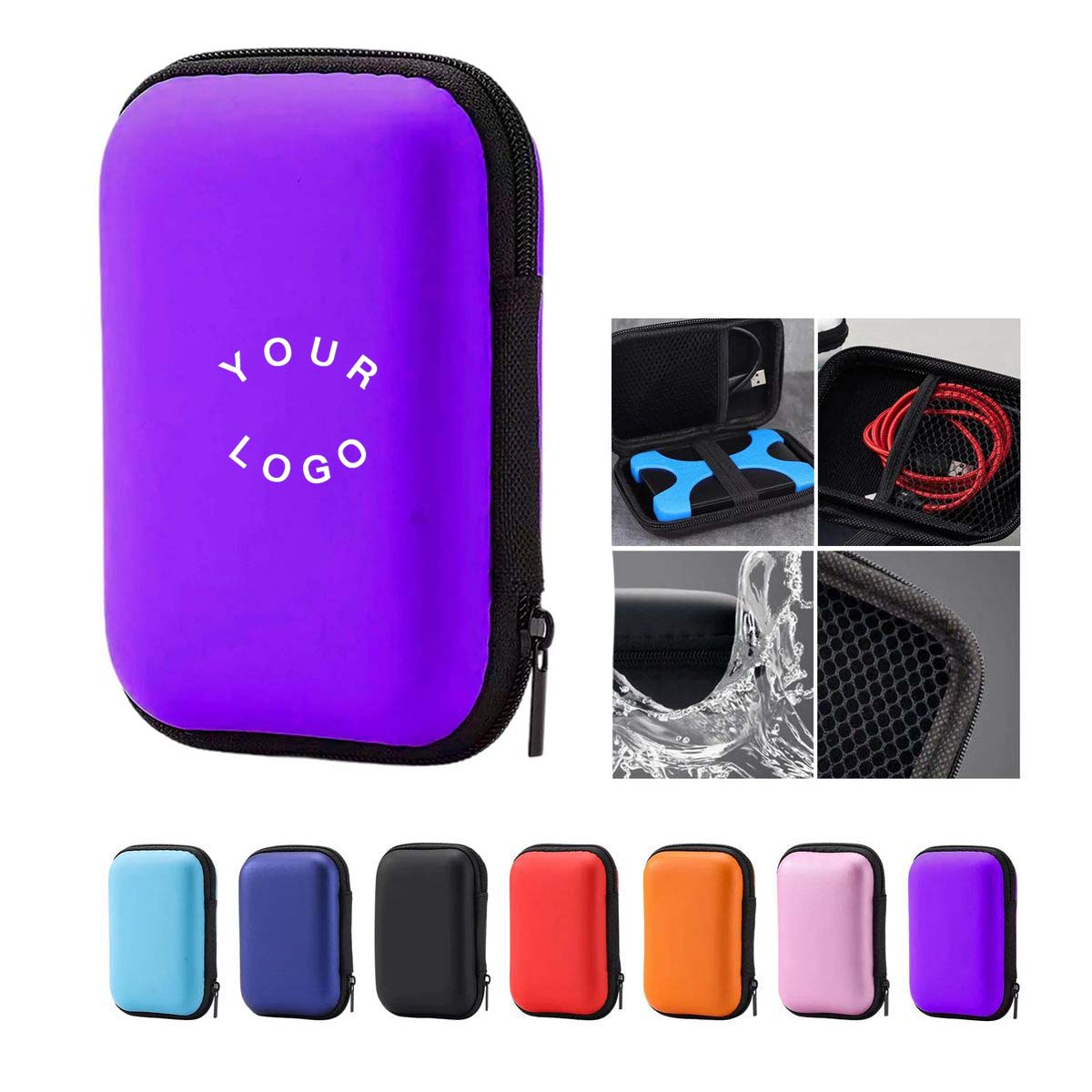 Zipper EVA Case for Earphones and Gadgets 6