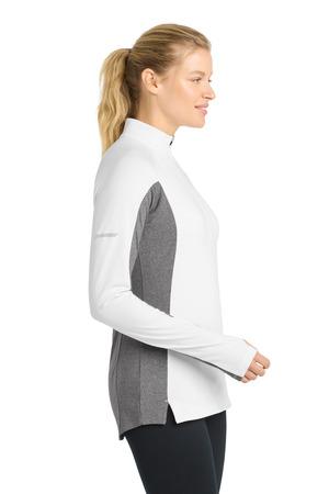 Sport-Tek Women's Sport-Wick Stretch Contrast 1/4-Zip Pullover. LST854 24