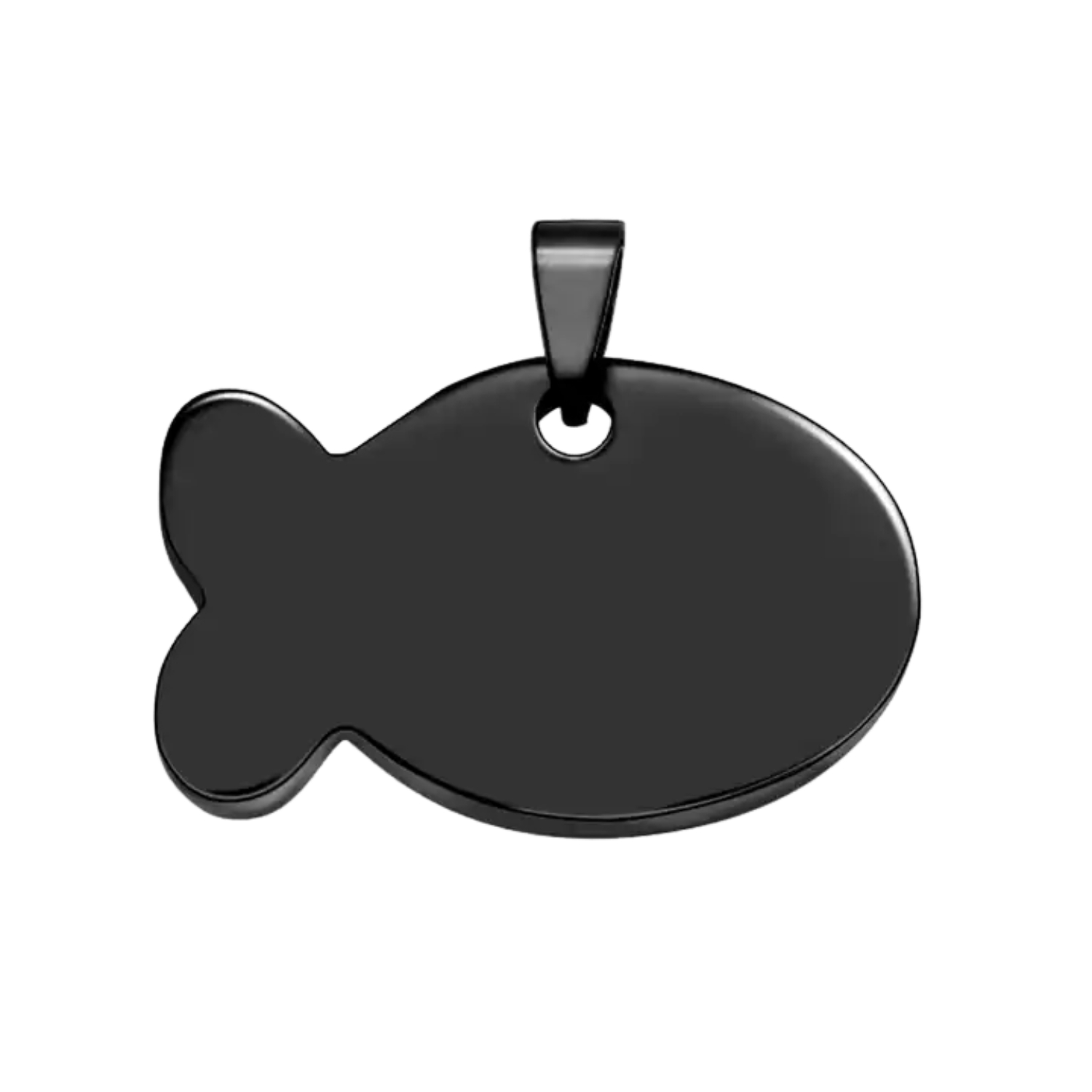 Fish Shaped Stainless Steel Pet Tag 3