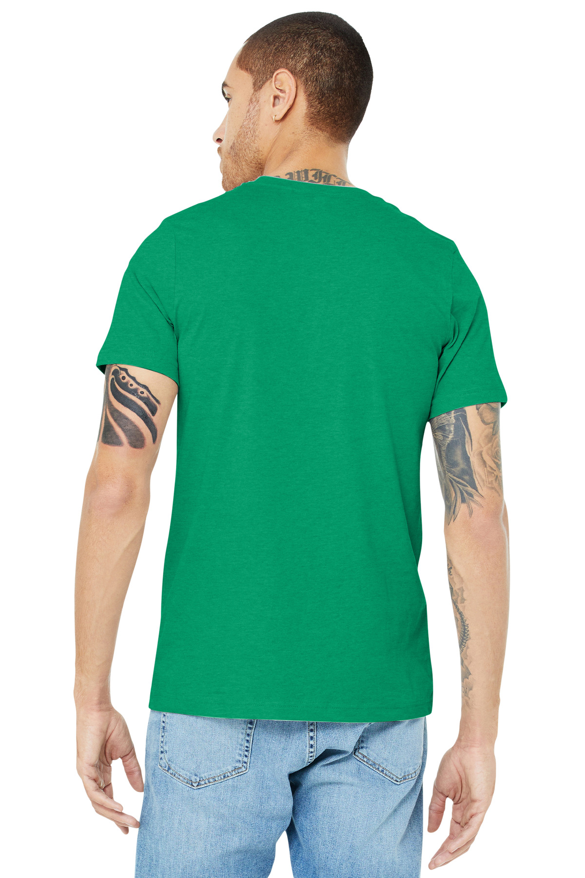 BELLA+CANVAS Unisex Heather CVC Short Sleeve Tee. BC3001CVC 451